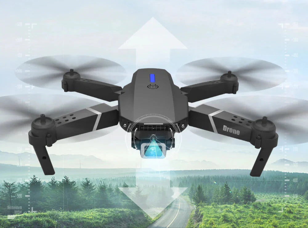E88 Pro Foldable Quadcopter Drone - WIFI FPV, HD 4K Camera, Altitude Hold