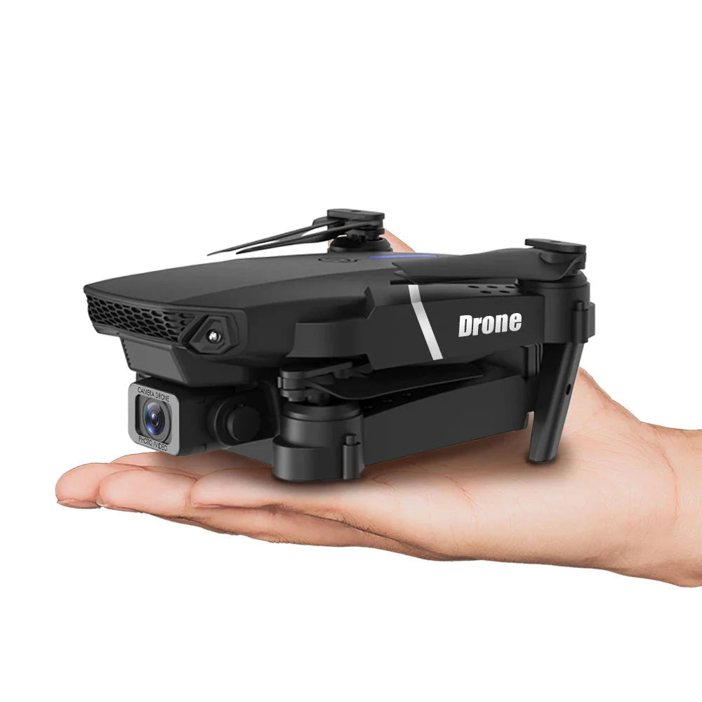 E88 Pro Foldable Quadcopter Drone - WIFI FPV, HD 4K Camera, Altitude Hold