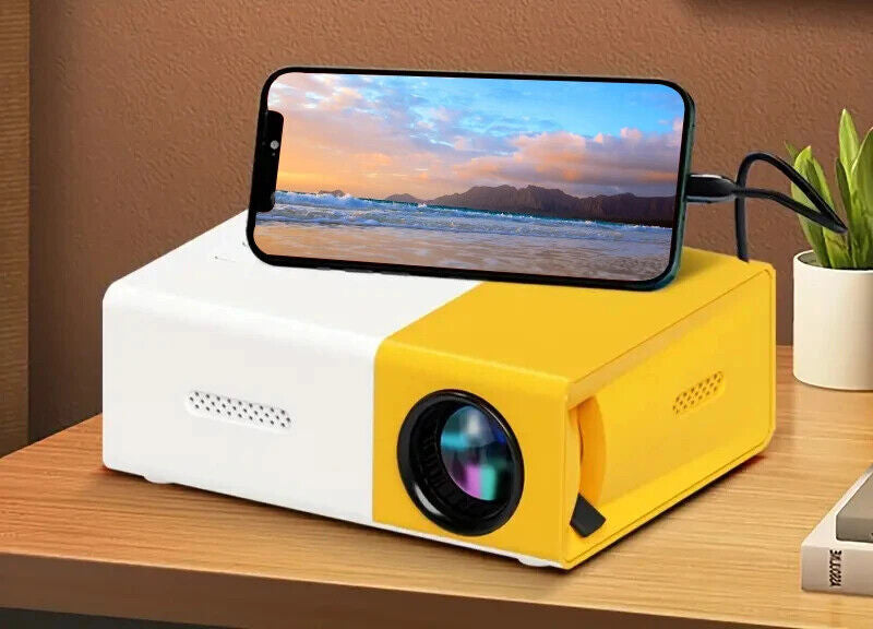 LED Mini Projector Portable 1080P Home Theater Cinema Projector HDMI USB TV